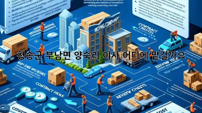 청송군 부남면 양숙리 이사, 어디에 맡길까요?