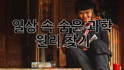 일상 속 숨은 과학 원리 찾기🔎
