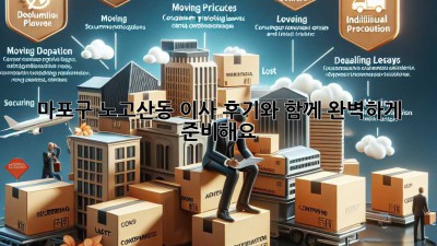 마포구 노고산동 이사, 후기와 함께 완벽하게 준비해요!